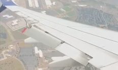 
        		一波音737客机飞行途中襟翼断裂 乘客：飞机一直严重抖动 !	