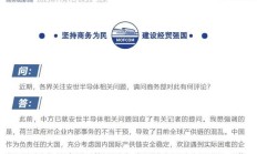 商务部新闻发言人就安世半导体相关问题应询答记者问